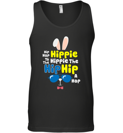 Hip Hop To The Hippie Easter Day Shirt Tank Top Tank Top Black