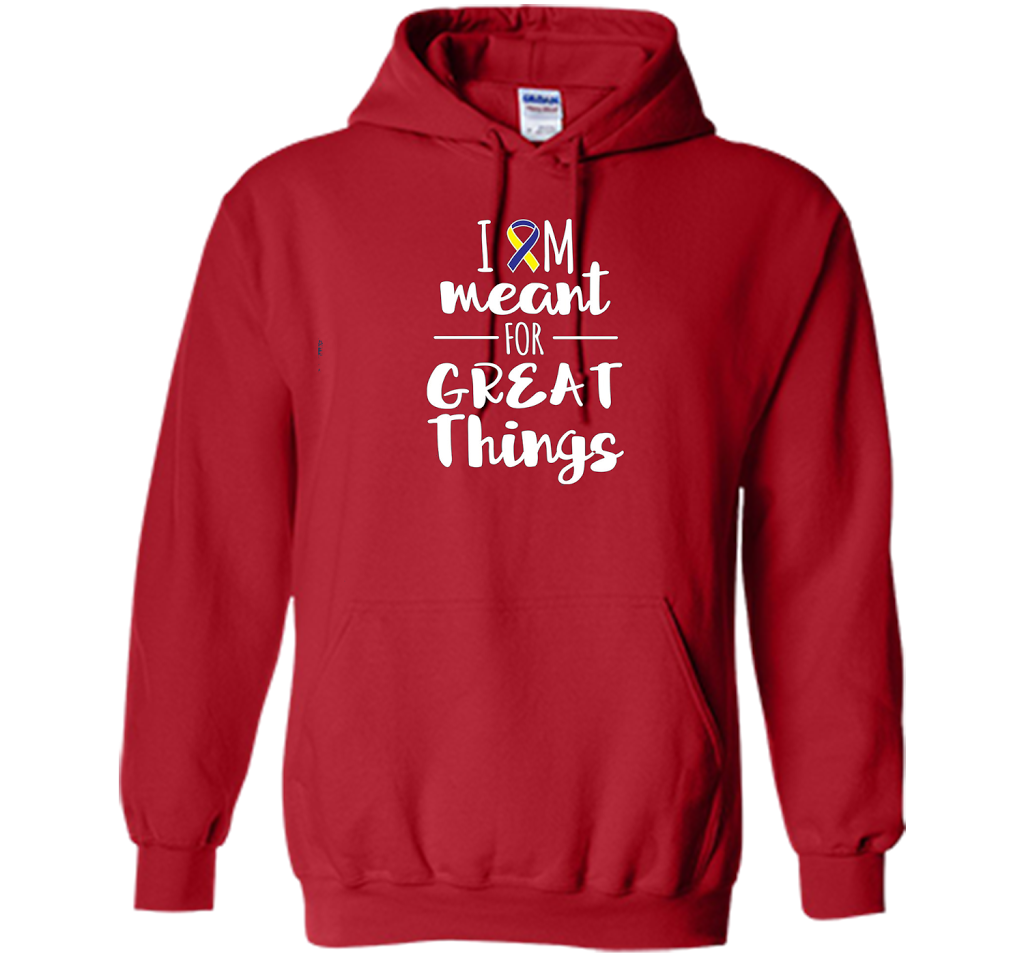 Premium Down Syndrome - I Am Meant For Great Things T-Shirt t-shirt Red