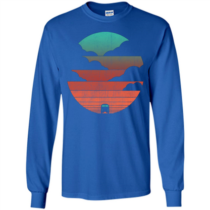 Driving Into The Sunset T-shirt Royal