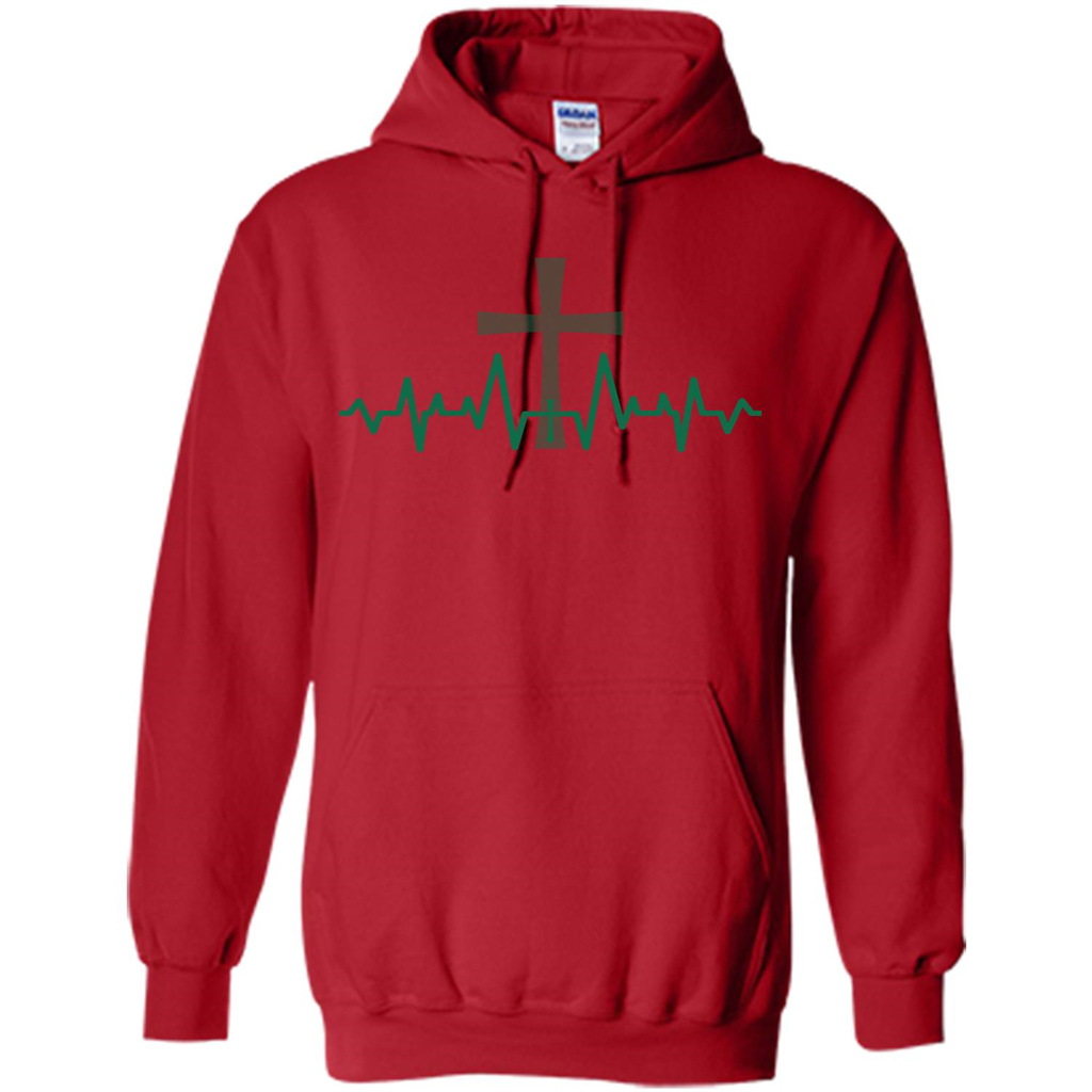 Christian ECG T-shirt Red