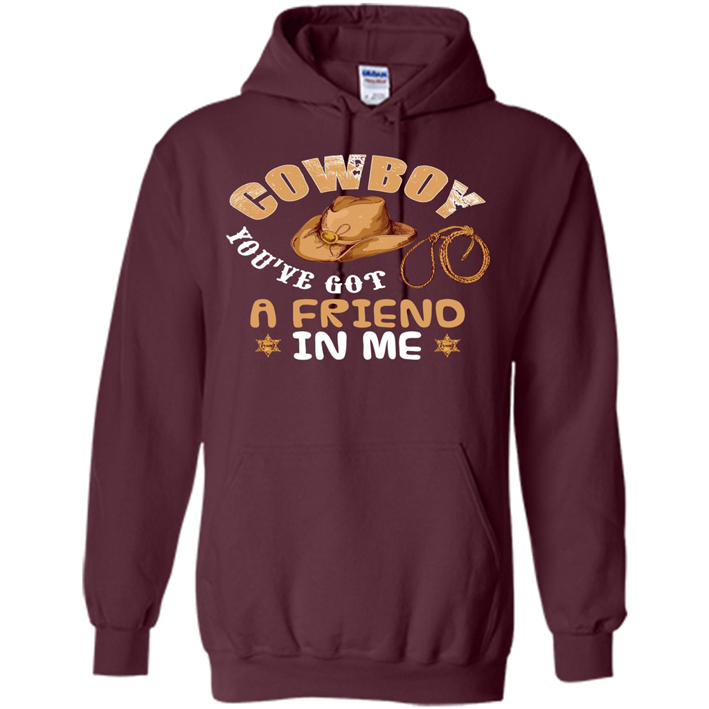 Cowboy You've Got a Friend in Me T-shirt Maroon