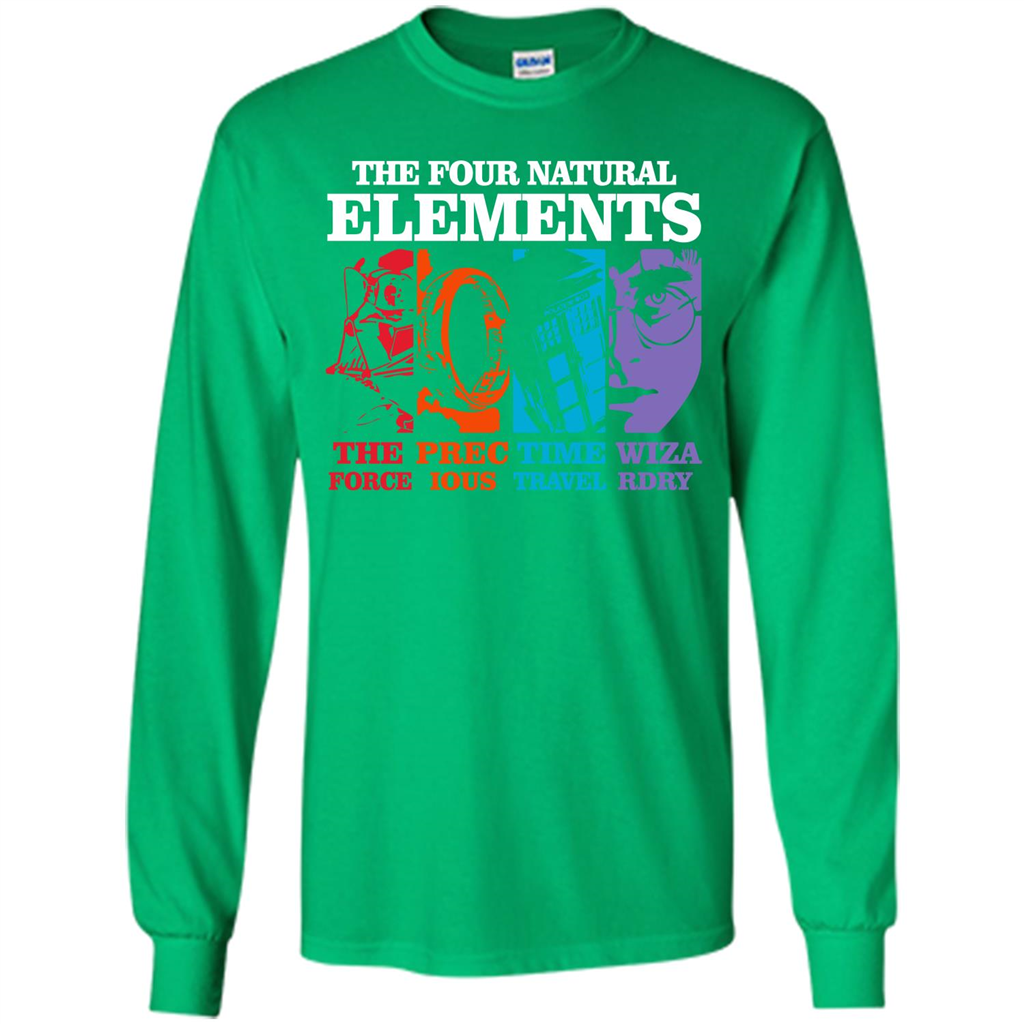 Movie T-shirt The Four Natural Elements T-shirt Irish Green