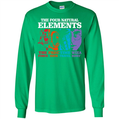 Movie T-shirt The Four Natural Elements T-shirt Irish Green