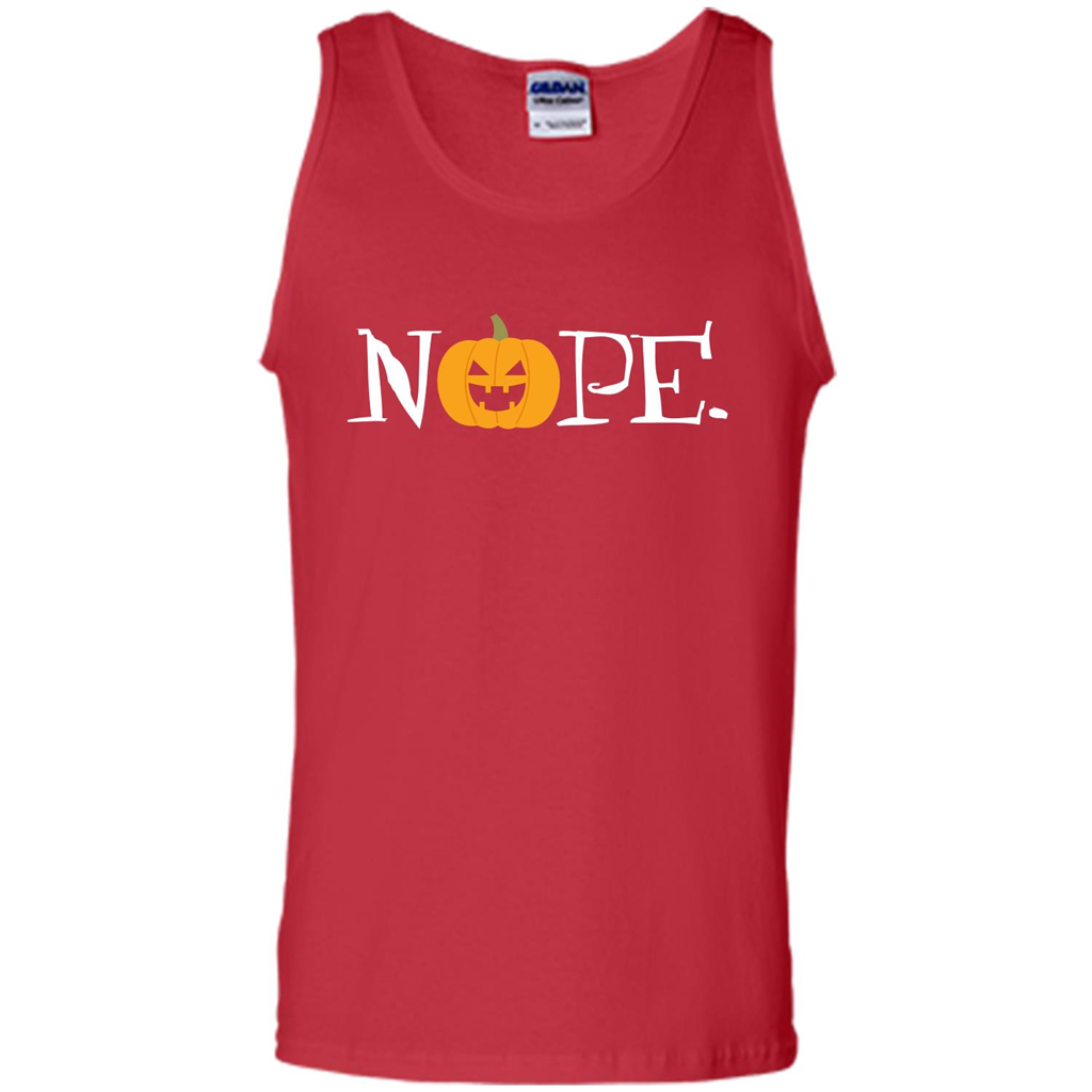 Halloween T-shirt Nope T-shirt Red