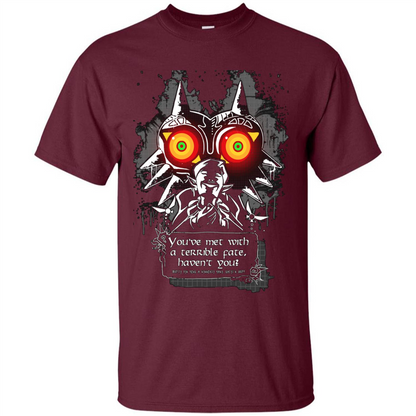 You've Met With A Terrible Fate, Haven't You T-shirt Maroon