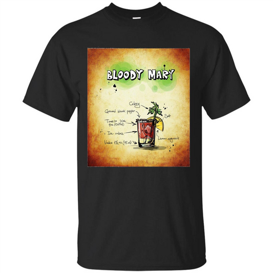 Bloody Mary Drink Recipe Alcohol Liquor Bartender T-shirt Royal
