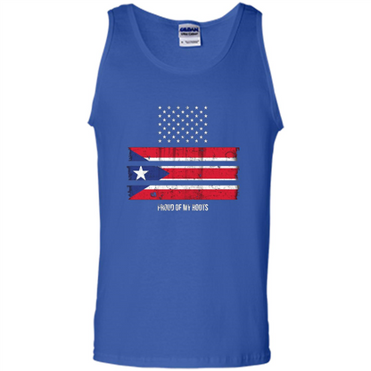 Puerto Rico USA Flag Pride T-Shirt Royal