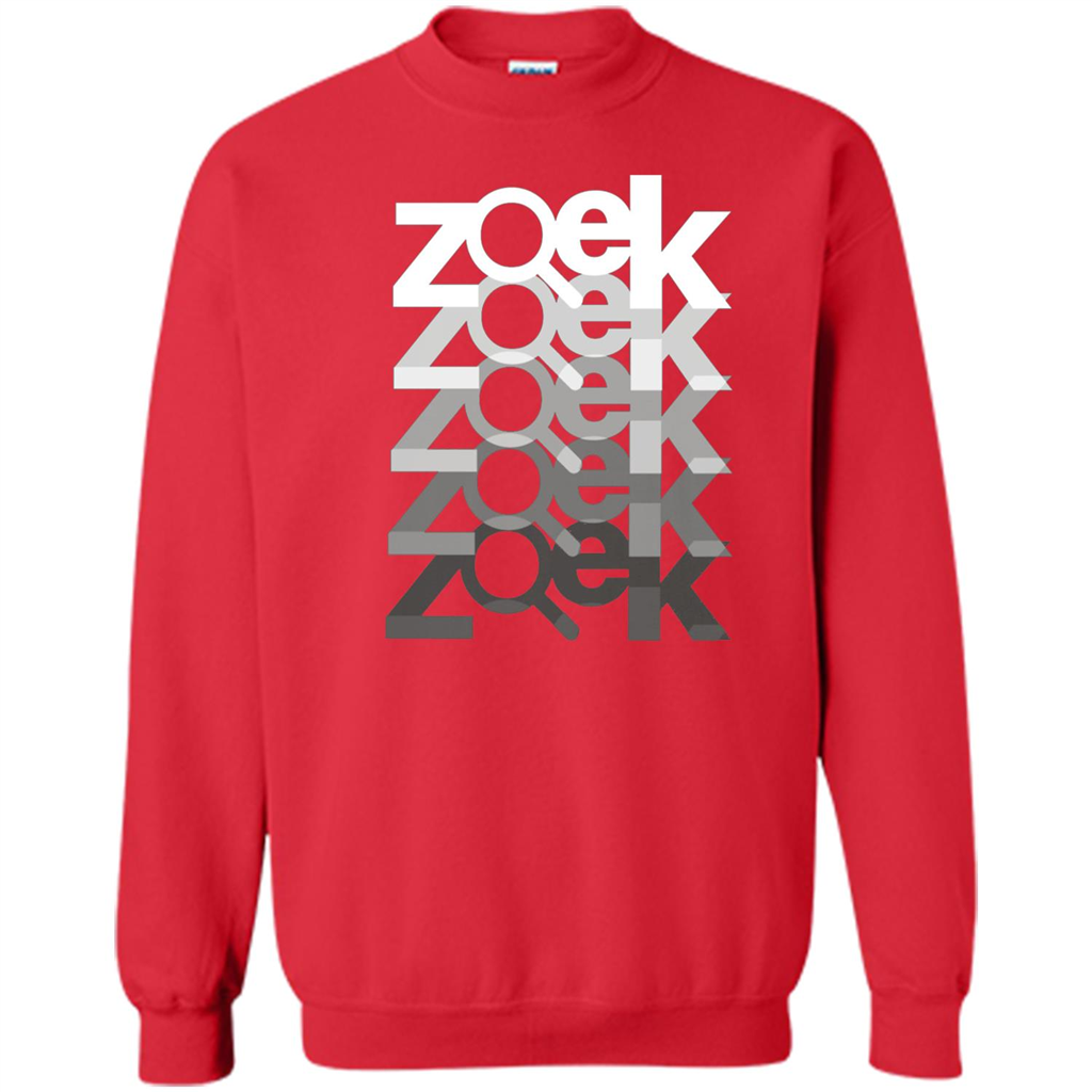 Zoek Zoek Zoek White Black T-shirt Red
