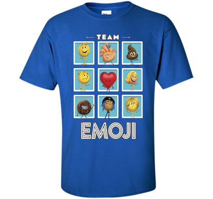 The Emoji Movie Team Emoji Panels Graphic T-Shirt shirt Royal