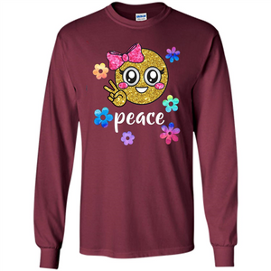 Cute Emoji Peace T-shirt