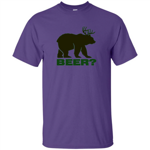 Bear Deer Bear Beer Funny T-shirt