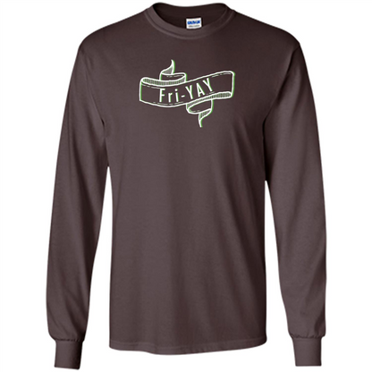 Fri-Yay - Friday T-shirt Dark Chocolate