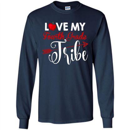 Love My Fourth Grade Tribe T-shirt School Day T-shirt