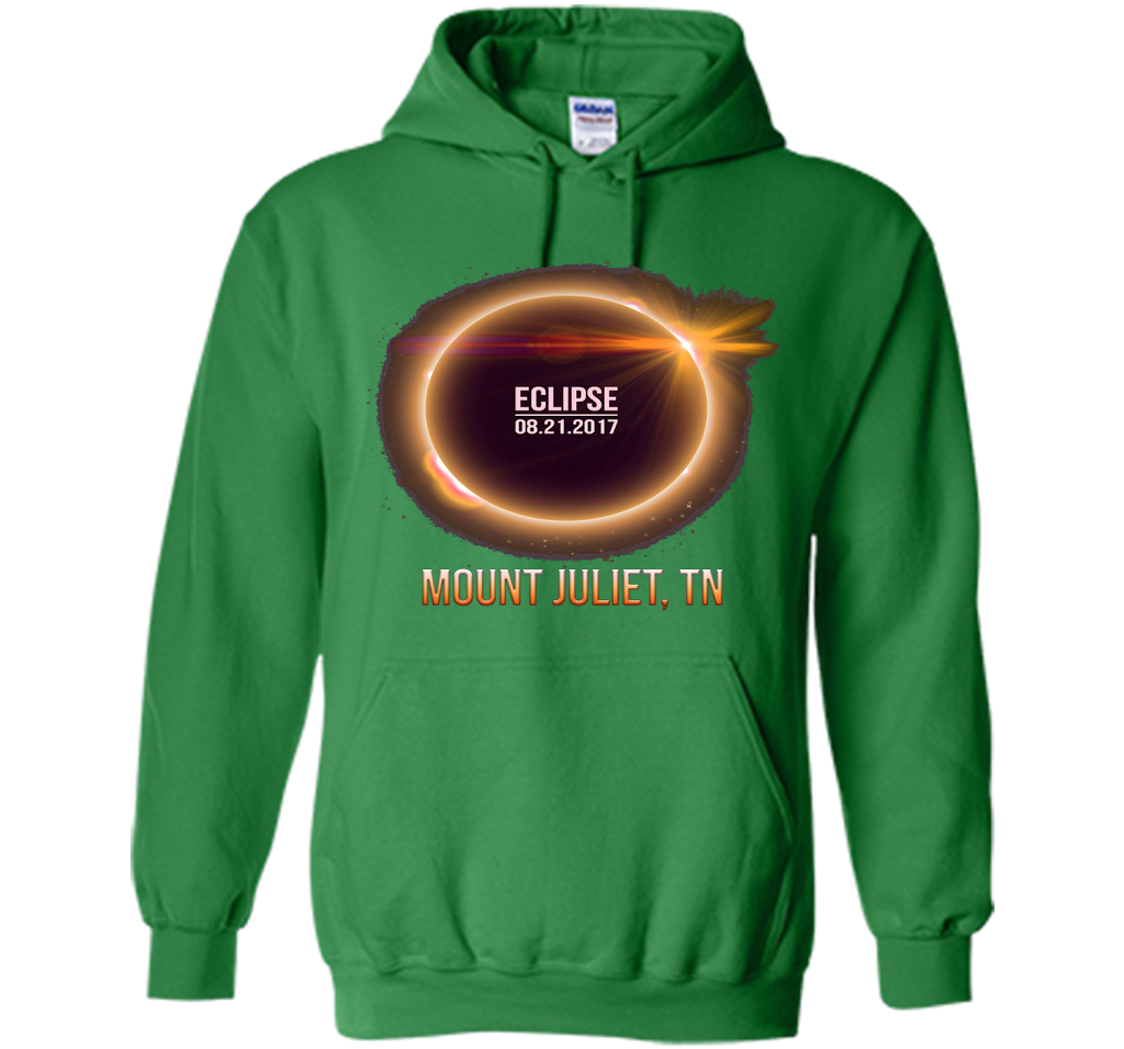 Mount juliet Tennessee Total Solar Eclipse 2017 T-shirt Irish Green