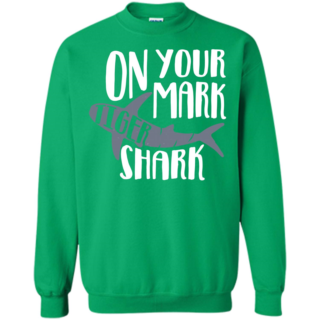 Tiger Shark T-shirt On Your Mark Tiger Shark T-shirt Irish Green