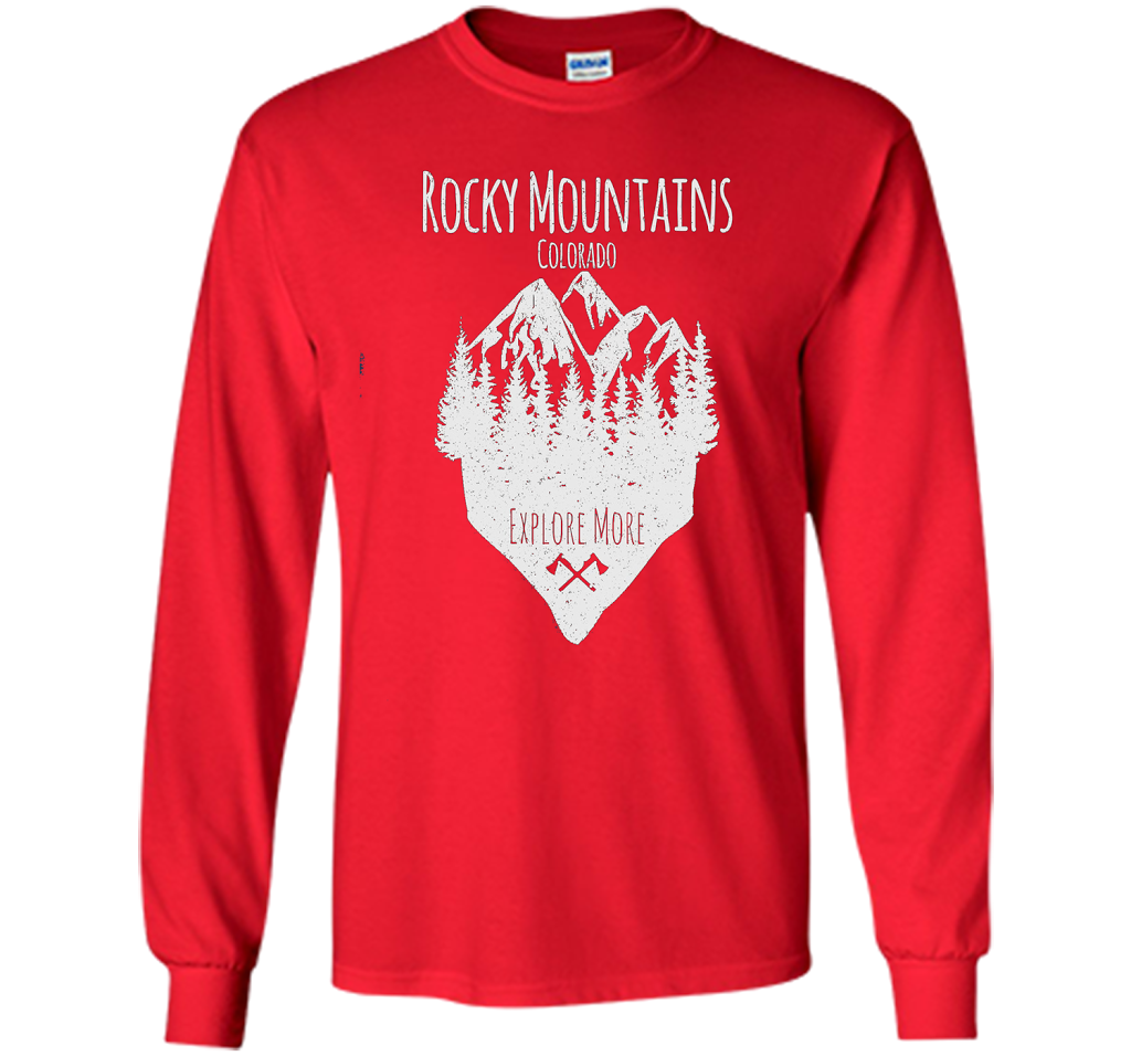 PREMIUM Rocky Mountains, Colorado - Souvenir T-Shirt t-shirt Red
