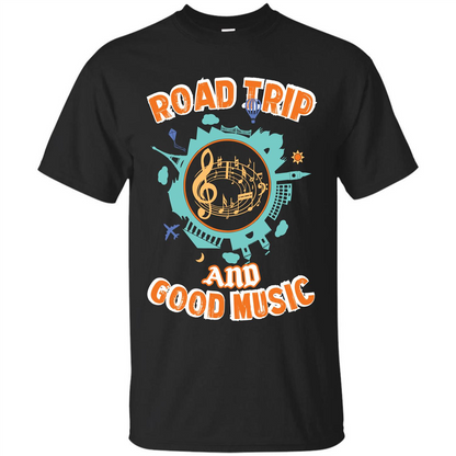 Road Trip And Good Music T-shirt Royal