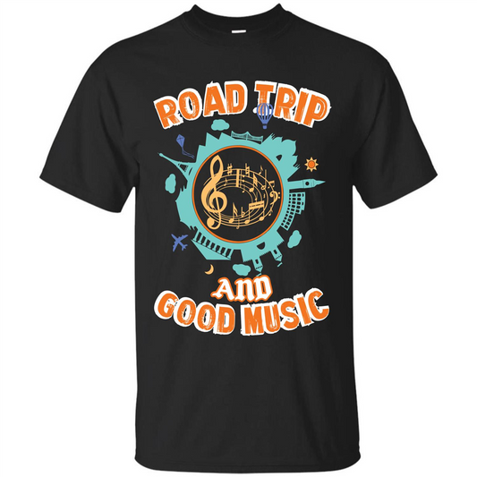 Road Trip And Good Music T-shirt Royal