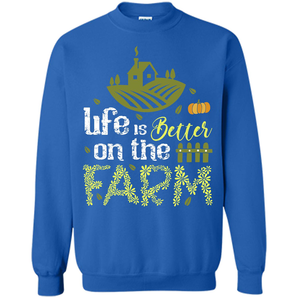 Farmer T-shirt Life Is Better On The Farm T-shirt Royal