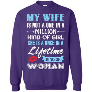 Husband T-shirt My Wife Is Not A One In A Million Kind Of Girl T-shirt