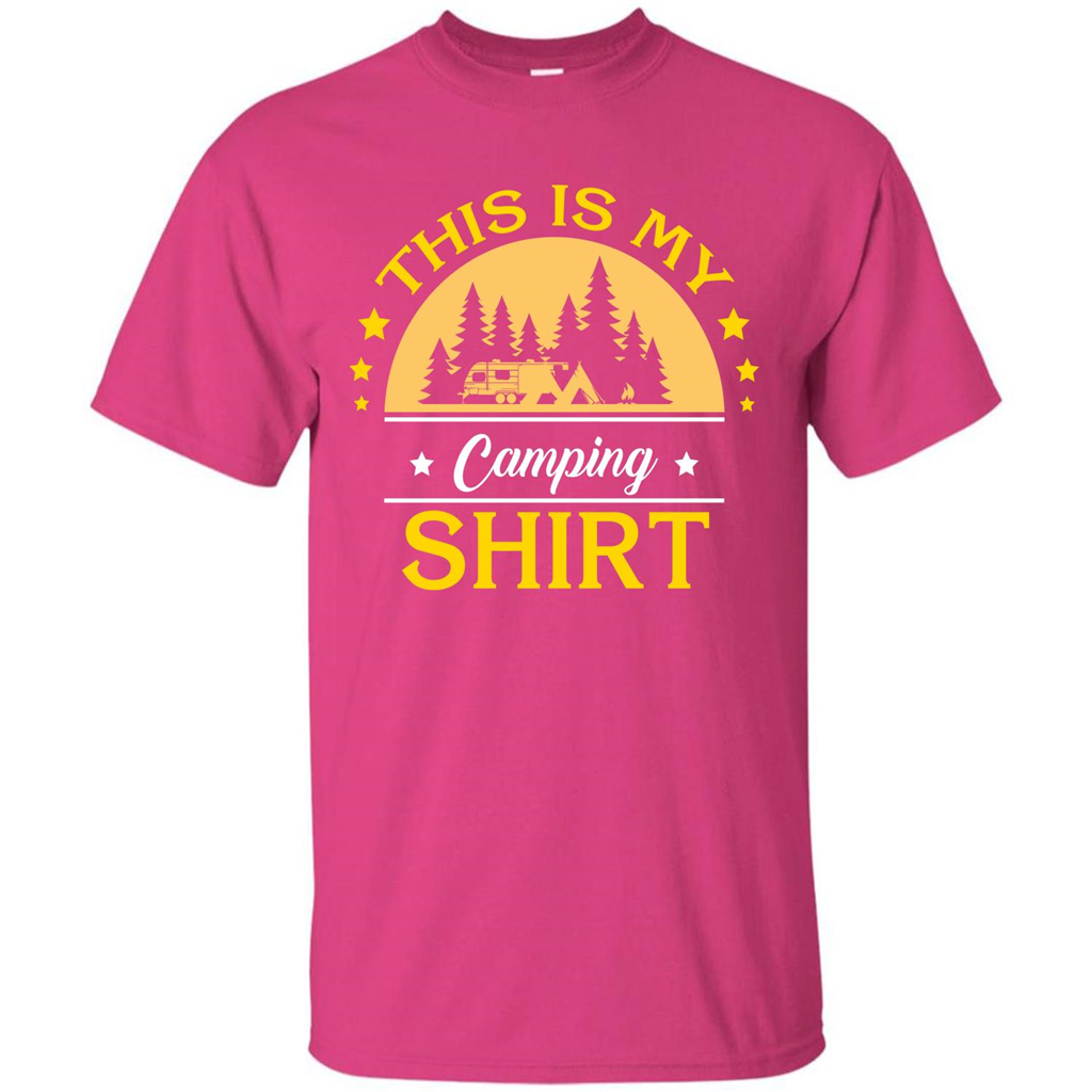 Camping T-shirt This Is My Camping Shirt T-shirt Heliconia