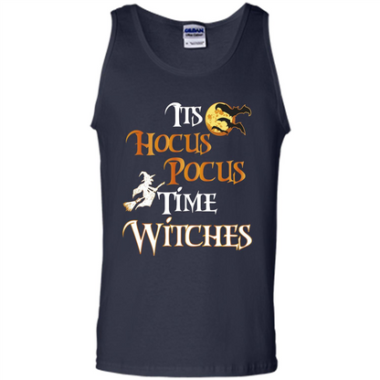 Halloween Witch T-shirt It's Hocus Pocus Time Witches Navy