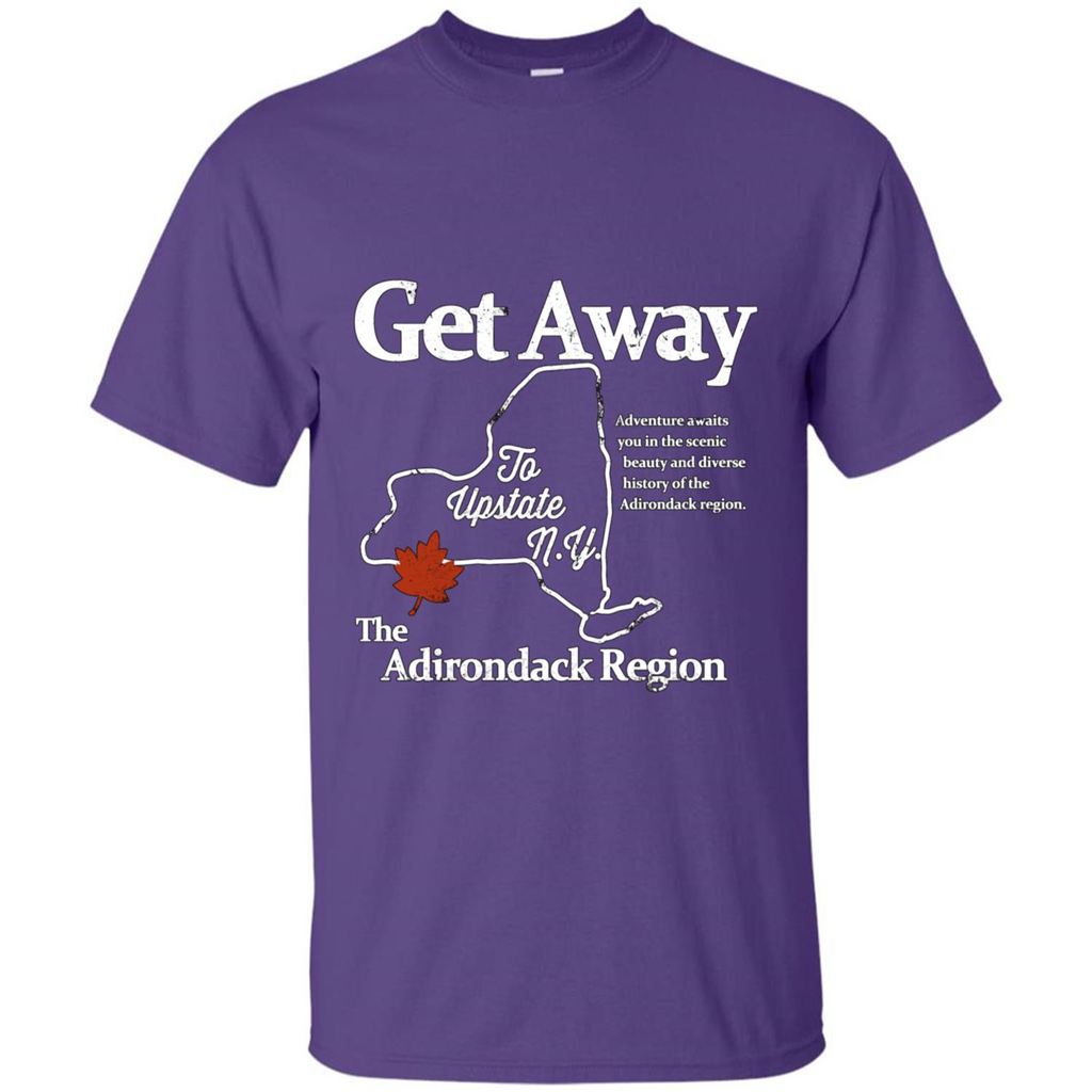 Get Away To Upstate New York T-shirt Purple
