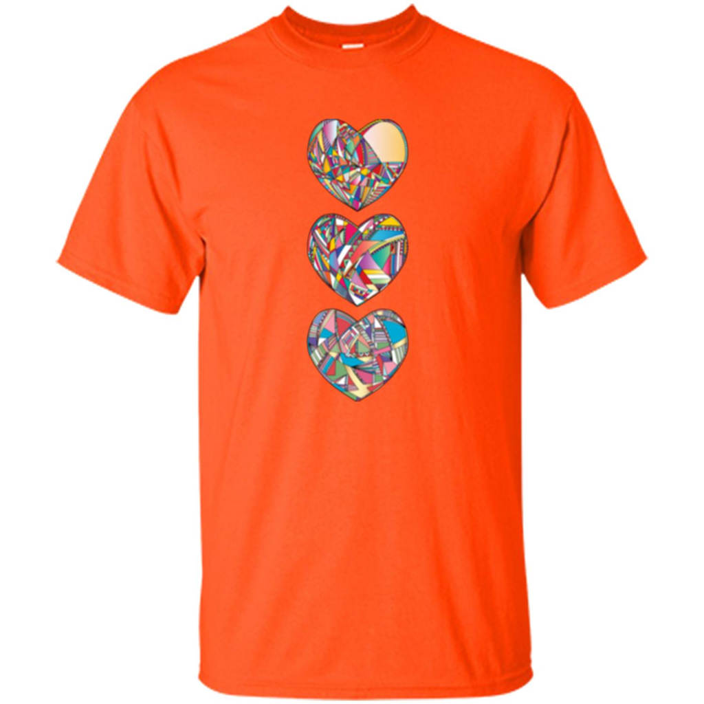 Hearts T-shirt Orange