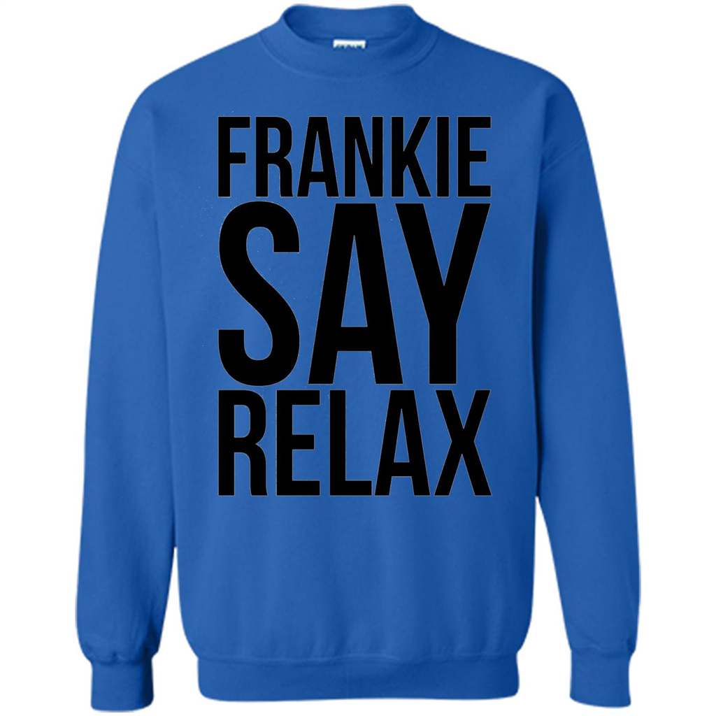 Music Lover T-shirt Frankie Say Relax Royal