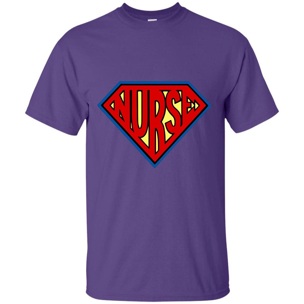 Super Nurse T-Shirt SuperHero SuperPower Nurse T-shirt Purple