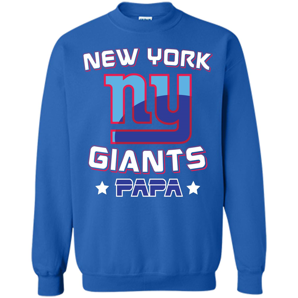 Football T-shirt New York Ny Giants Papa Royal