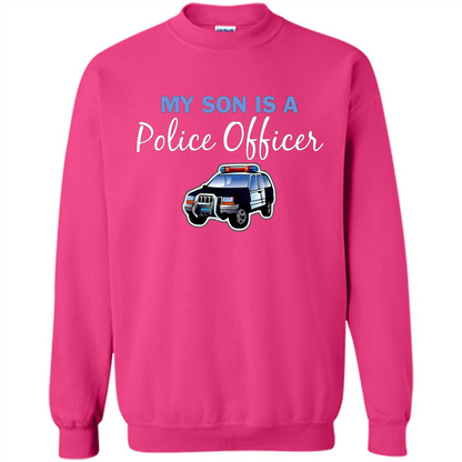 My Son Is A Police Officer T-Shirt Heliconia