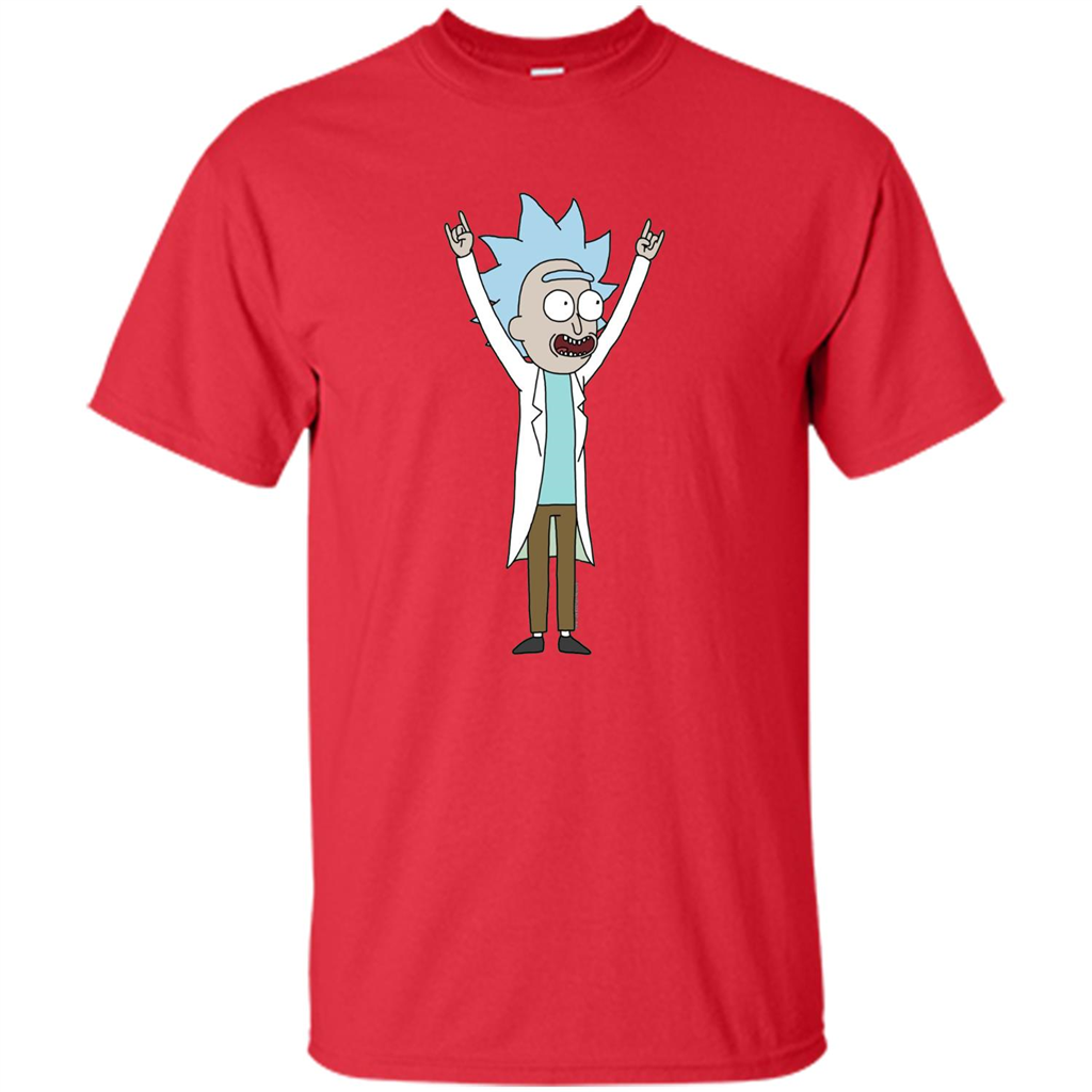 Movie Lover. Tiny Rick T-shirt Red