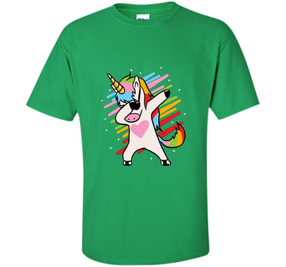 Dabbing Unicorn Shirt and Unicorn Dab T-Shirt shirt Irish Green