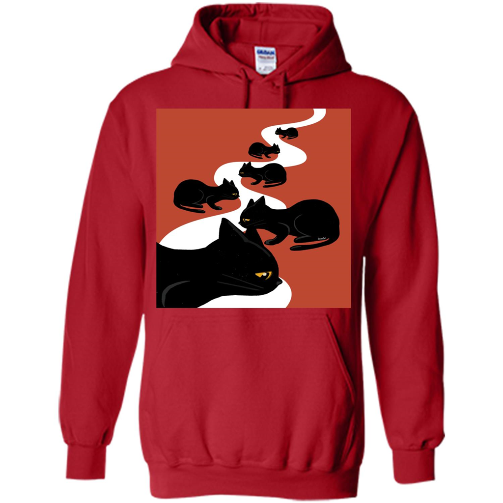 Cat T-Shirt Cat Flow Red