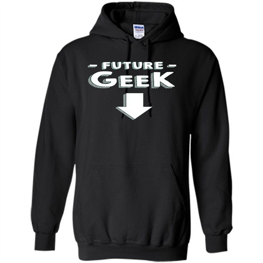 New Mommy T-shirt Future Geek Black