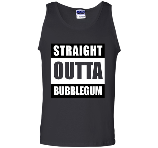 Straight Outta Bubblegum Action Movie Quote T-Shirt t-shirt Black