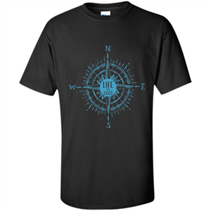 Life is Good - Compass Rose Nautical Sailing T-shirt