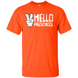 Hello Preschool T-shirt School Day T-shirt