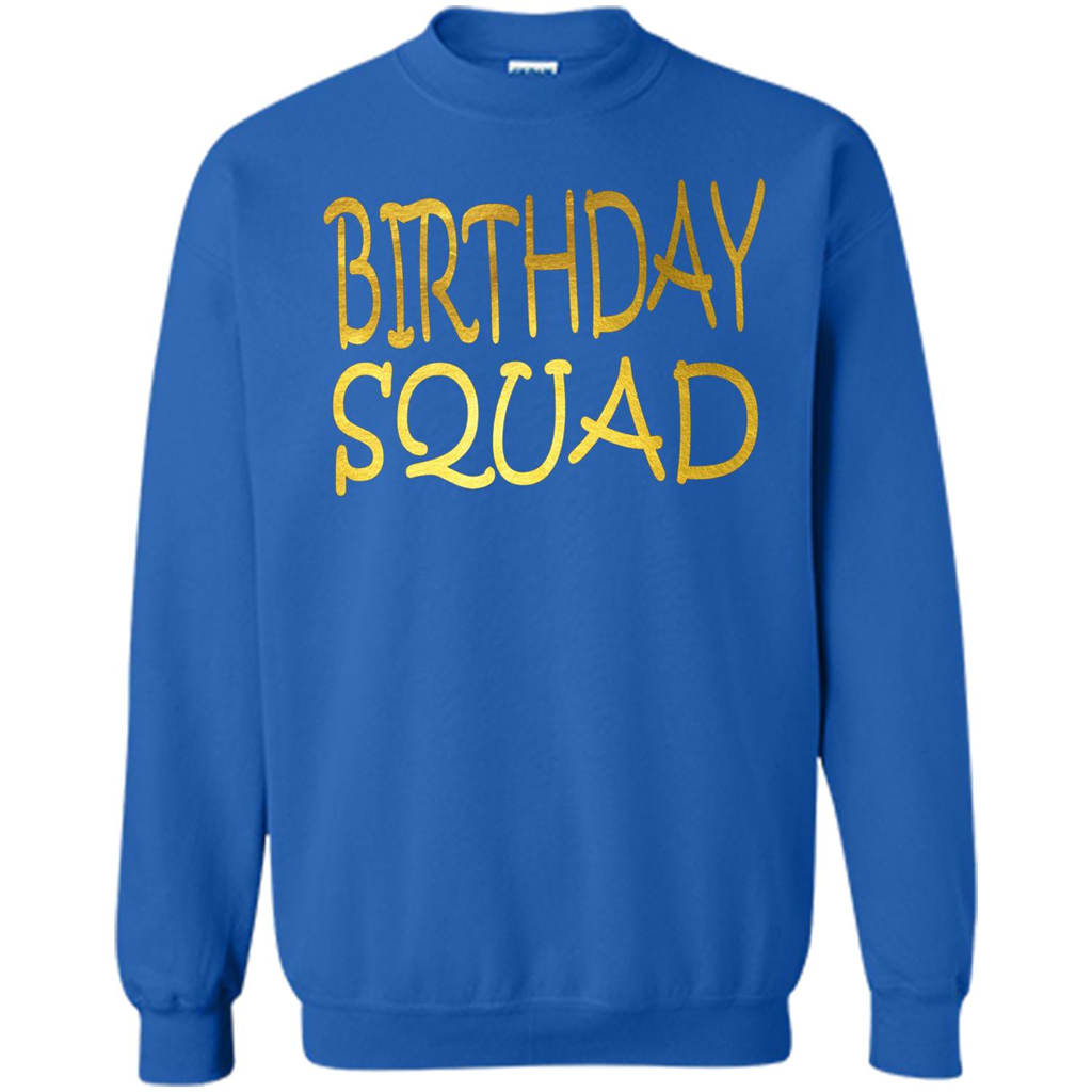 Birthday Squad T-shirt Royal