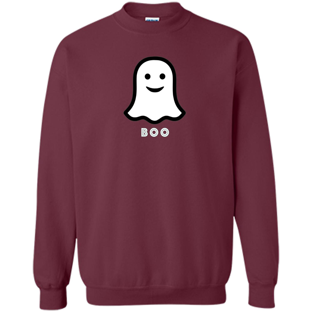 Boo Ghost T-shirt Maroon