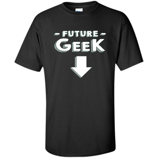 New Mommy T-shirt Future Geek Black