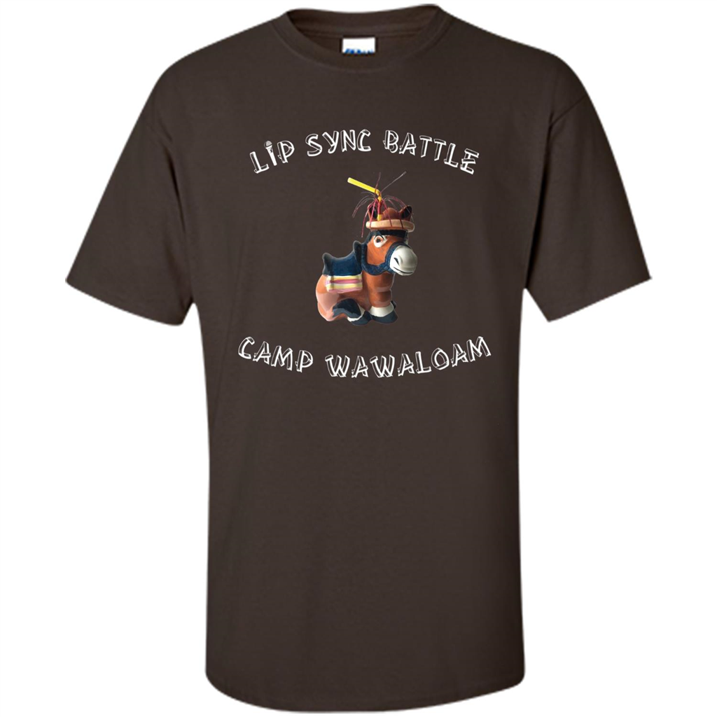 Lip Sync Camp T-shirt Camp Wawaloam Dark Chocolate
