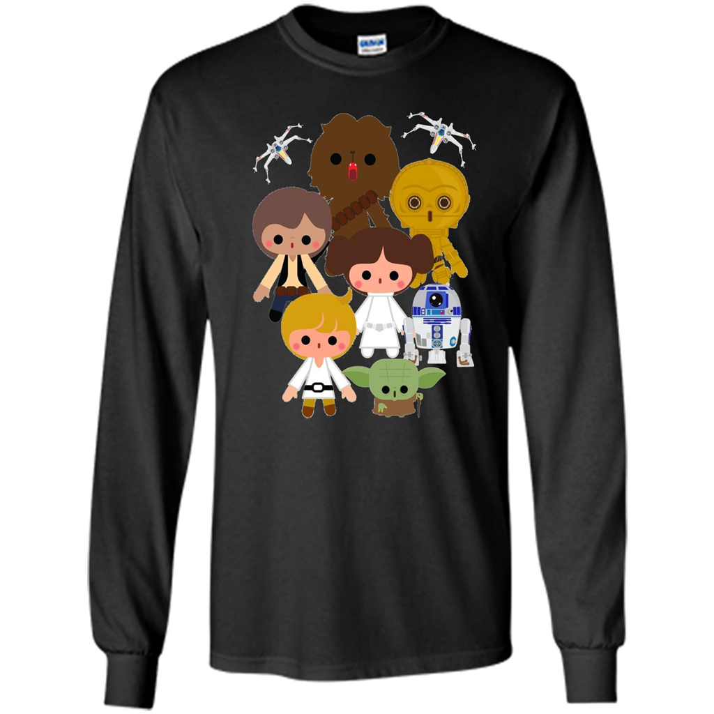 Movies T-shirt Cute Kawaii Style Heroes Premium Graphic T-Shirt Black