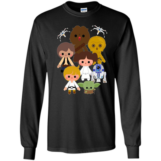 Movies T-shirt Cute Kawaii Style Heroes Premium Graphic T-Shirt Black