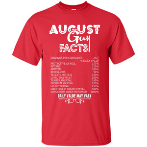 August Guy Facts T-shirt