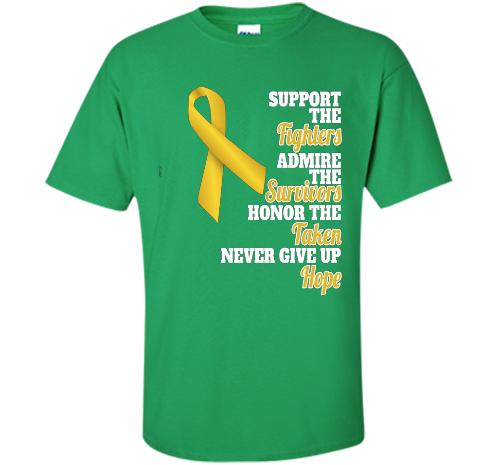 Cancer Awareness T-shirt Support Childhood Cancer Awareness Irish Green