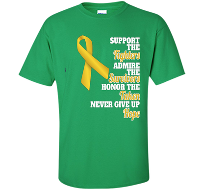 Cancer Awareness T-shirt Support Childhood Cancer Awareness Irish Green