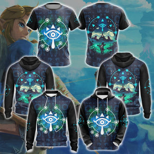 The Legend Of Zelda - Sheikah Eye Unisex 3D T-shirt Zip Hoodie Pullover Hoodie   