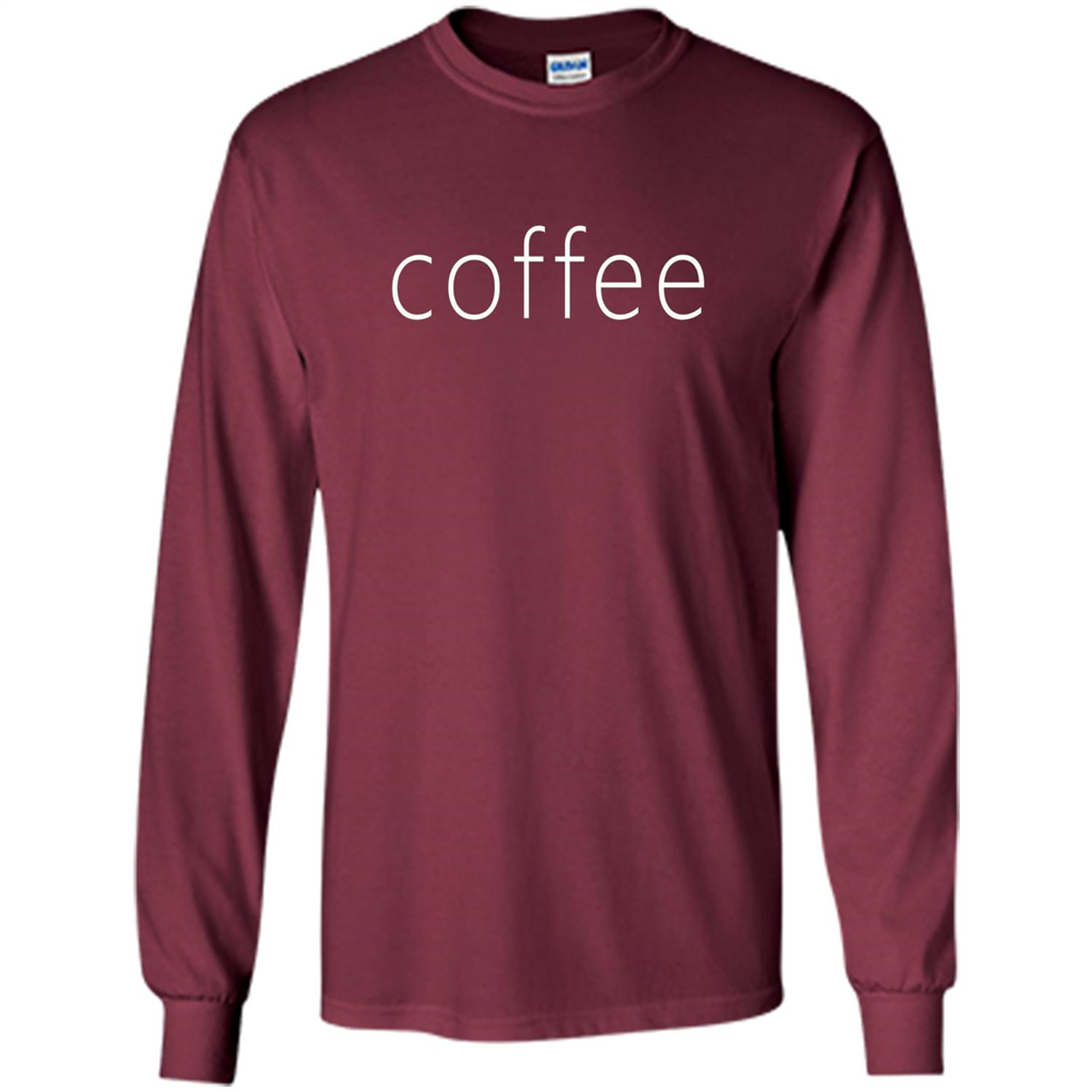 Coffee T-shirt Maroon